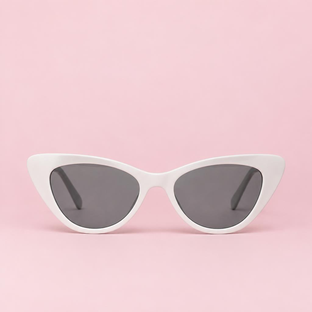 Anteojos de Sol Blanca Cat-Eye